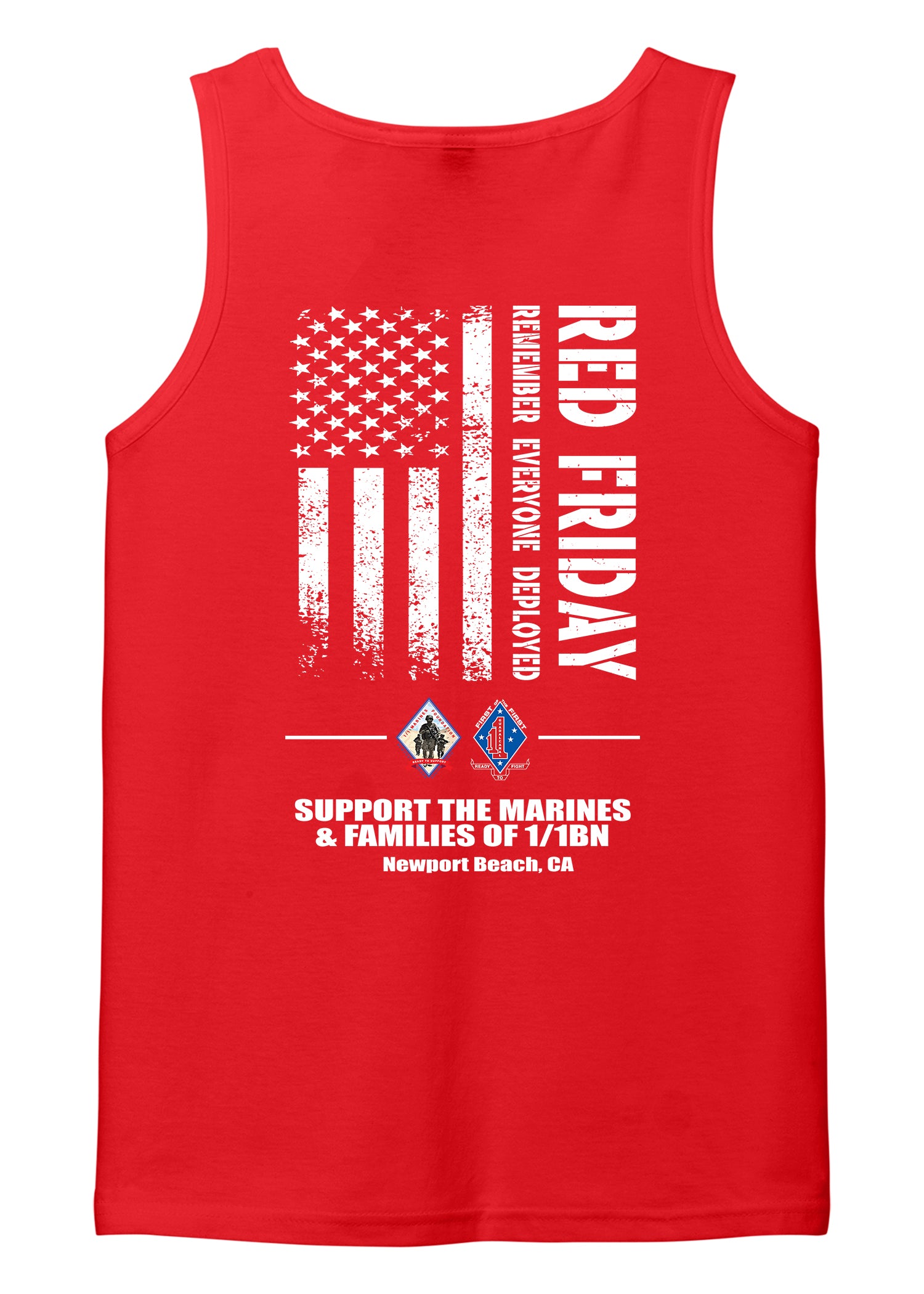 R.E.D. Remember Everyone Deployed Tank Top