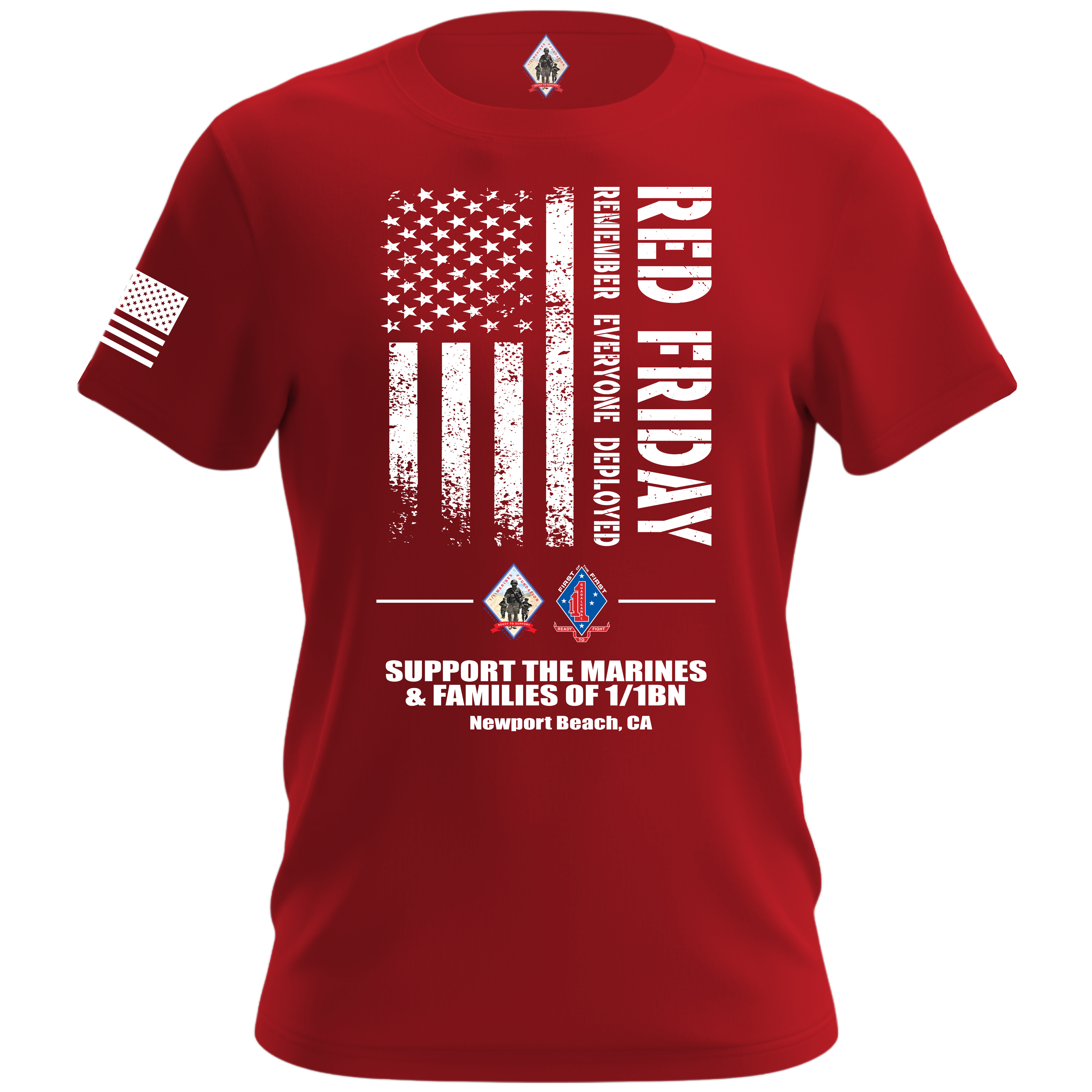 R.E.D. Remember Everyone Deployed Short Sleeve